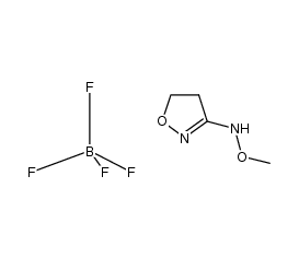 3-(methoxyamino)-2-isoxazoline, tetrafluoroborate salt结构式