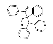 2-hydroperoxy-1,2,3,3-tetraphenyl-propan-1-one Structure