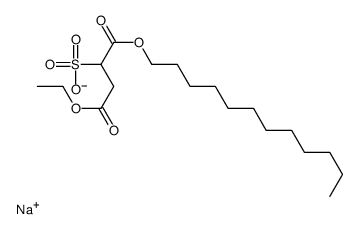 sodium,1-dodecoxy-4-ethoxy-1,4-dioxobutane-2-sulfonate Structure