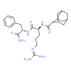 2-Adamantanecarbonyl-Arg-Phe-NH2 trifluoroacetate salt Structure