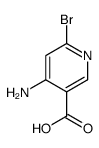 4-氨基-6-溴-3-吡啶羧酸结构式