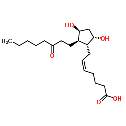 11β-13,14-二氢-15-酮前列腺素F2α结构式