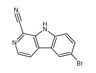 6-bromo-1-cyano-β-carboline Structure