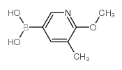 (6-Methoxy-5-methylpyridin-3-yl)boronic acid Structure