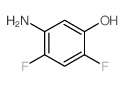 5-氨基-2,4-二氟苯酚结构式