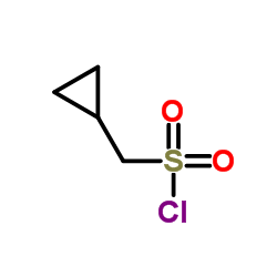 Cyclopropylmethanesulfonyl chloride Structure