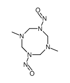 1,5-dimethyl-3,7-dinitroso-1,3,5,7-tetrazocane结构式