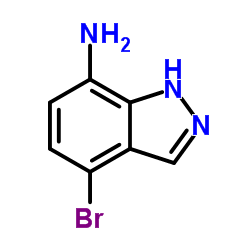 4-Bromo-1H-indazol-7-amine Structure