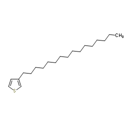 3-正十六烷基噻吩结构式