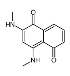 2,4-bis(methylamino)naphthalene-1,5-dione Structure