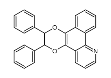 2,3-diphenyl-2,3-dihydro-benzo[h][1,4]dioxino[2,3-f]quinoline Structure