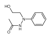 acetyl-2-(2-hydroxyethyl)-2-phenylhydrazine Structure