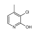 3-chloro-4-methyl-1H-pyridin-2-one结构式