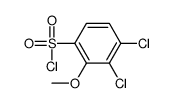 3,4-dichloro-2-methoxybenzenesulfonyl chloride(SALTDATA: FREE)结构式