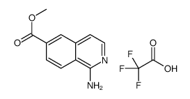 methyl 1-aminoisoquinoline-6-carboxylate,2,2,2-trifluoroacetic acid结构式