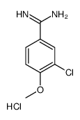 3-氯-4-甲氧基苯脒盐酸盐结构式