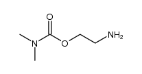 2-aminoethyl dimethylcarbamate结构式