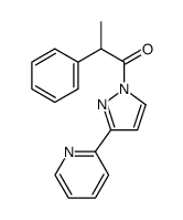 2-phenyl-1-(3-(pyridin-2-yl)-1H-pyrazol-1-yl)propan-1-one结构式