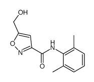 N-(2,6-dimethylphenyl)-5-(hydroxymethyl)-1,2-oxazole-3-carboxamide结构式