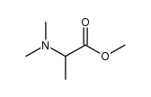 Alanine, N,N-dimethyl-, methyl ester (9CI) Structure