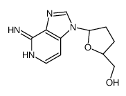 [(2S,5R)-5-(4-aminoimidazo[4,5-c]pyridin-1-yl)oxolan-2-yl]methanol结构式
