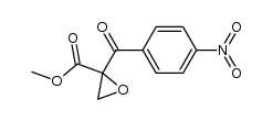 methyl 2-(4-nitrobenzoyl)oxirane-2-carboxylate结构式