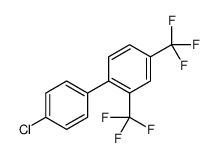 1-(4-chlorophenyl)-2,4-bis(trifluoromethyl)benzene Structure