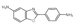 2-(4-氨基苯基)-5-氨基苯并恶唑结构式