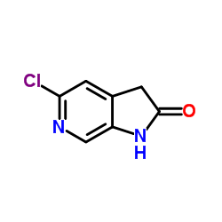 5-氯-1,3-二氢-2H-吡咯并[2,3-c]吡啶-2-酮结构式