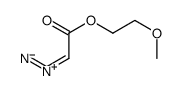 2-diazonio-1-(2-methoxyethoxy)ethenolate结构式