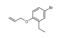4-bromo-2-ethylphenyl allyl ether结构式