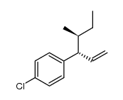 1-chloro-4-((3S,4S)-4-methylhex-1-en-3-yl)benzene结构式