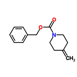 1-CBZ-4-亚甲基哌啶结构式