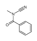 Benzamide, N-cyano-N-methyl- (8CI,9CI) Structure