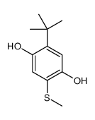2-tert-butyl-5-methylsulfanylbenzene-1,4-diol Structure