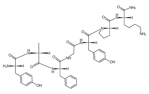(Lys7)-Dermorphin acetate salt结构式