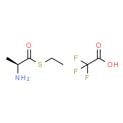 (S)-S-乙基 2-氨基硫代丙酸酯 2,2,2-三氟乙酸盐结构式