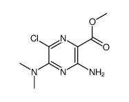 methyl 3-amino-6-chloro-5-(dimethylamino)pyrazine-2-carboxylate Structure