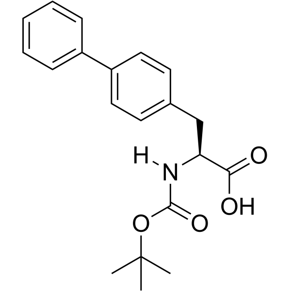 Boc-L-phe(4-ph)-OH structure