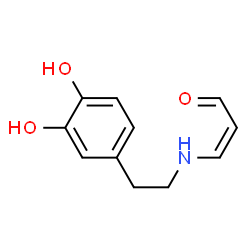 2-Propenal, 3-[[2-(3,4-dihydroxyphenyl)ethyl]amino]-, (Z)- (9CI) Structure