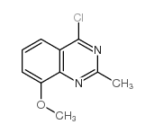4-氯-8-甲氧基-2-甲基喹唑啉结构式