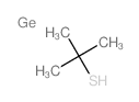 2-Propanethiol,2-methyl-, germanium(4+) salt (8CI,9CI) Structure