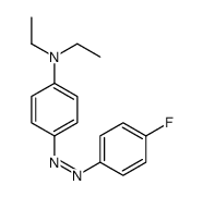 N,N-Diethyl-p-[(p-fluorophenyl)azo]aniline Structure