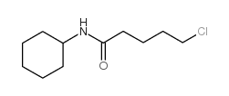 N-环己基-5-氯-戊酰胺结构式