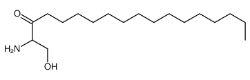 2-amino-1-hydroxy-octadecan-3-one结构式