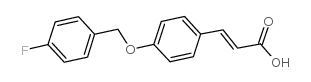 3-(4-(4-FLUOROBENZYLOXY)PHENYL)ACRYLIC ACID structure