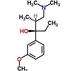 (2R,3R)-1-(Dimethylamino)-3-(3-methoxyphenyl)-2-methyl-3-pentanol Structure