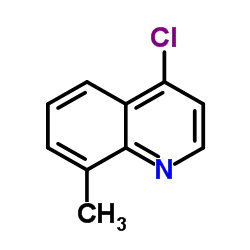 4-氯-8-甲基喹啉结构式