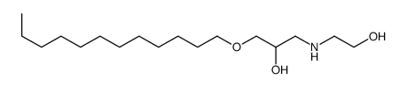 1-(dodecyloxy)-3-[(2-hydroxyethyl)amino]propan-2-ol Structure