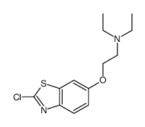 2-[(2-chloro-1,3-benzothiazol-6-yl)oxy]-N,N-diethylethanamine结构式